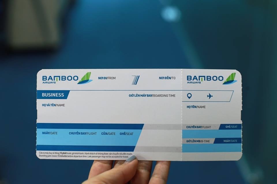 Thông tin về hạng vé thương gia của Bamboo Airways